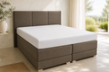 Weißes Spannleintuch Elasto Comfort Economy für Hotelbetten
