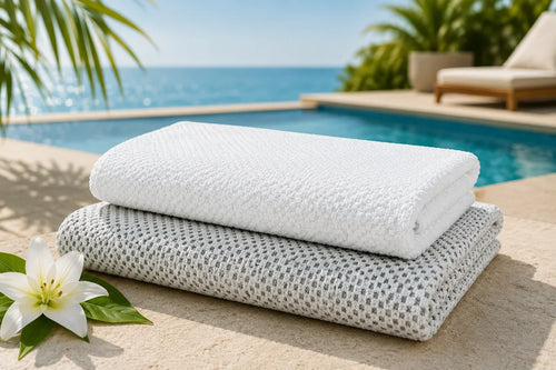 Quick-Dry Handtuch aus Zwirnfrottier für Hotels und Wellness